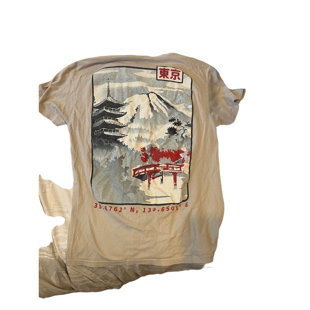 Bowery Supply Co T-Shirt Mountain Tokyo Japan Bagota Mens M - Picture 2 of 3
